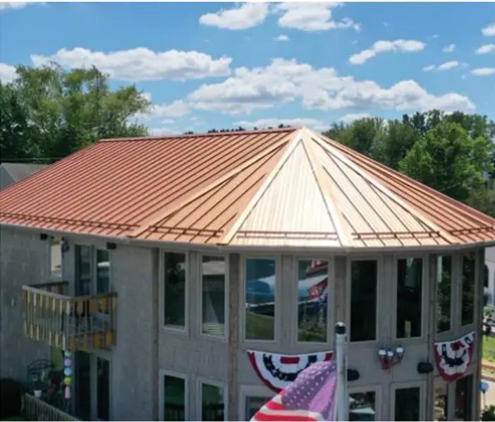 Flashing and seam work in North Vernon